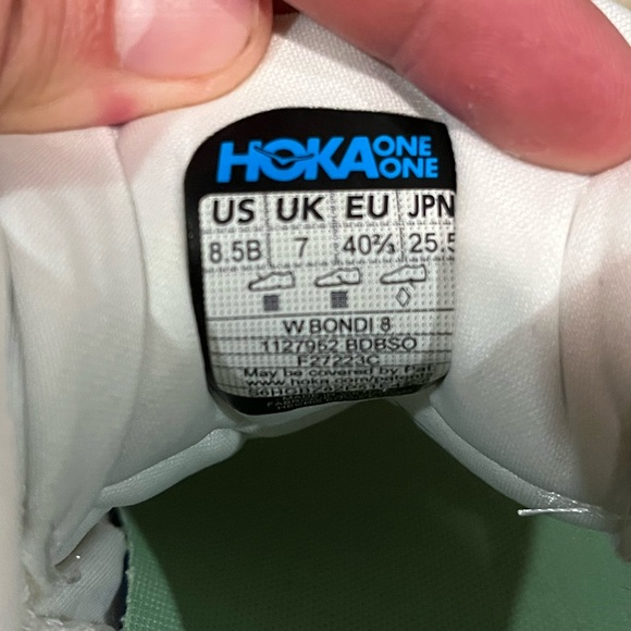 Hoka Bondi 8 Women’s Running Shoes. Size 8.5 In Women’s. Gently Worn Great Shape - Picture 8 of 9